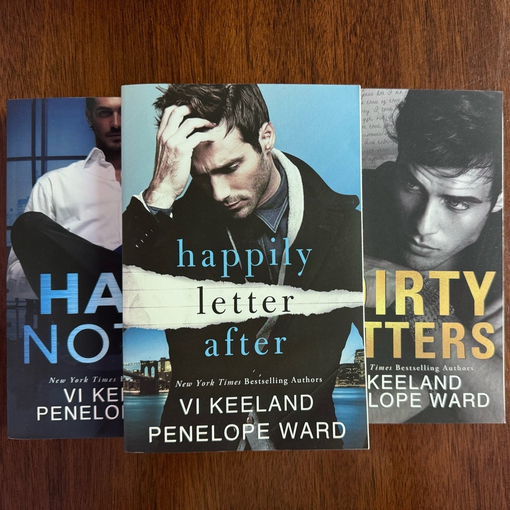 Vi Keeland & Penelope Ward novels, romantic comedy, lot of 3 books